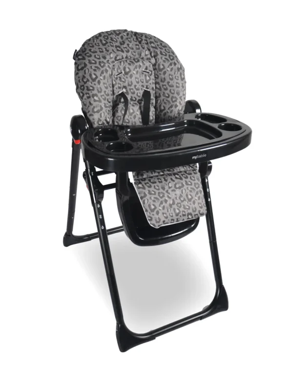 Chaise haute MBHC8 Premium - Black Leopard